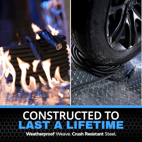 100 Ft Stainless Steel Heavy Duty Garden Hose O746626