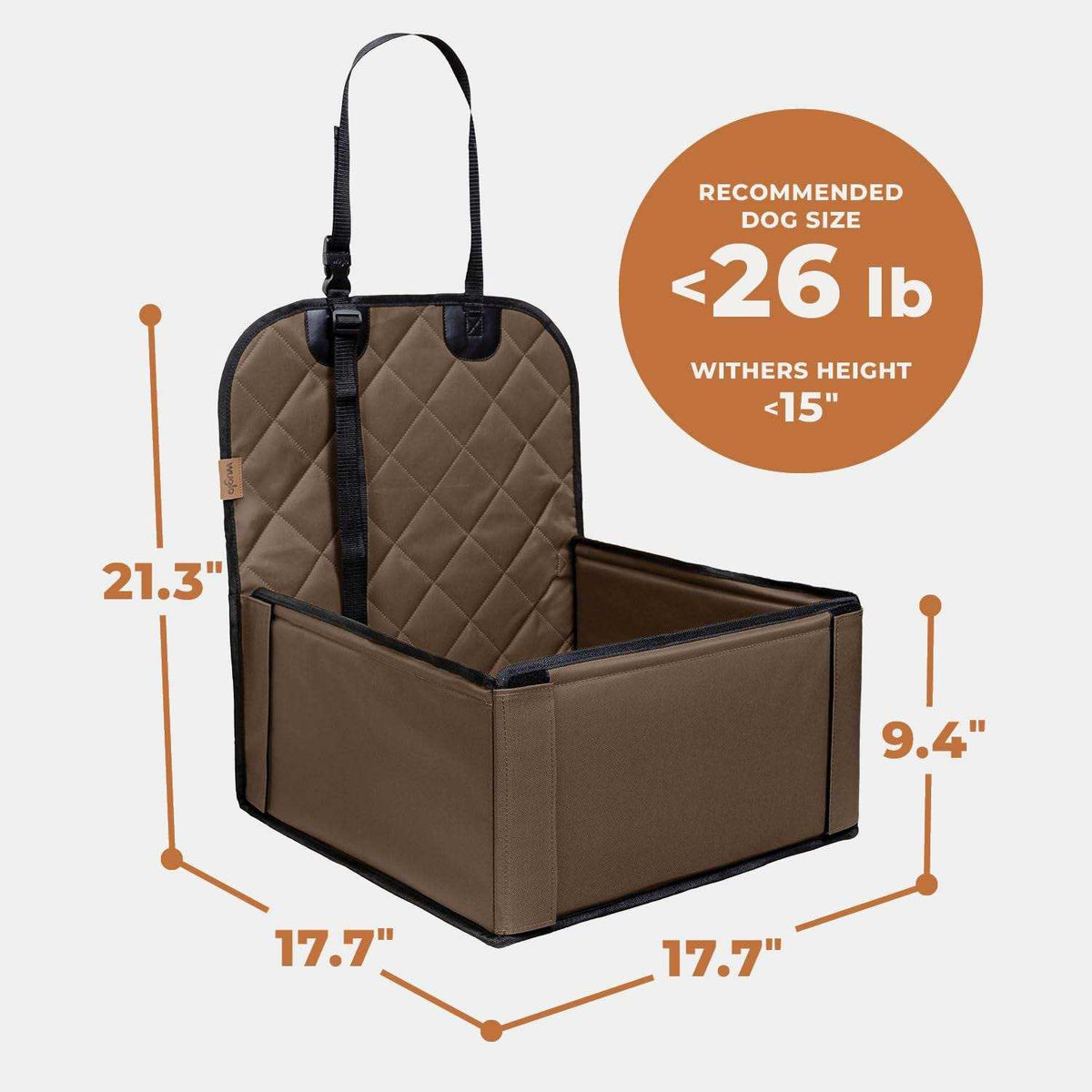 Extra Stable Dog Car Seat A91786