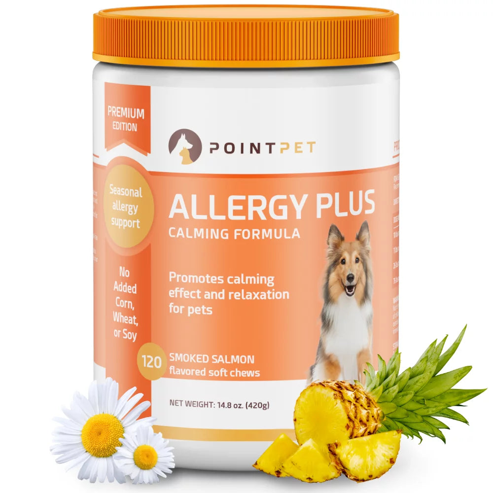 Smoked Salmon Oil Flavor Dog Allergy Calming Treats A500
