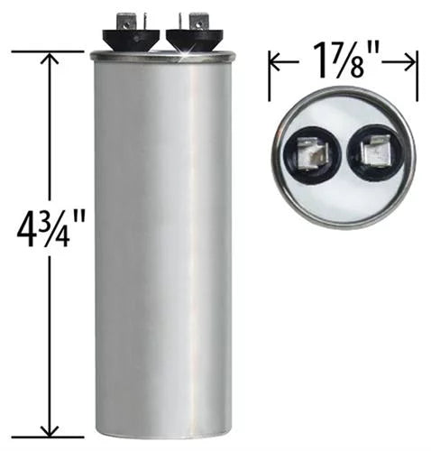 40 uF 440 VAC Round Replacement Capacitor I4148