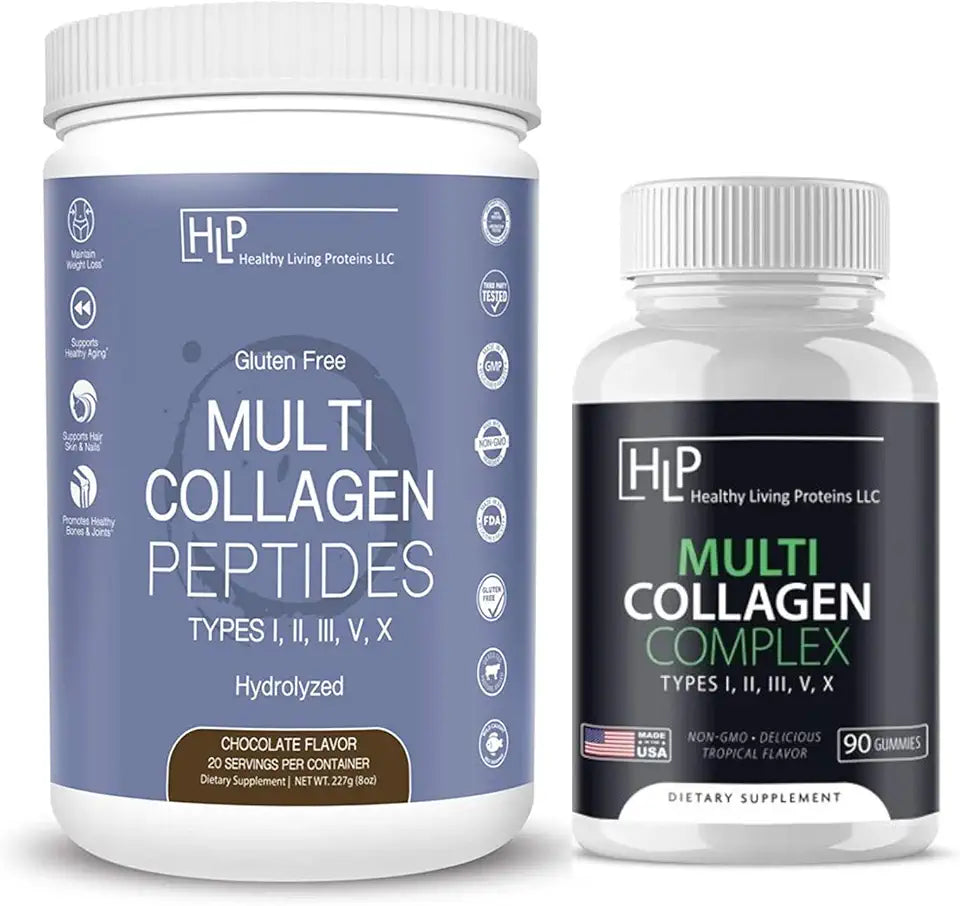 Multi Collagen Chocolate Flavored Powder & Multi Collagen Gummies E1133