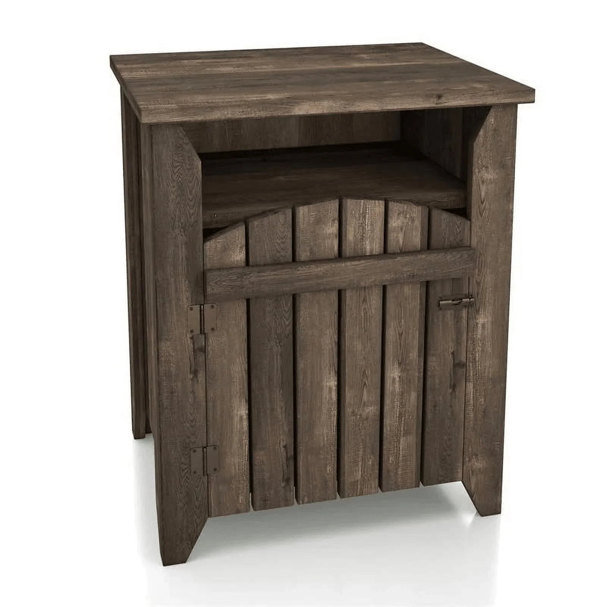 Oak Wood Storage Coffee Table and End Table Set B958