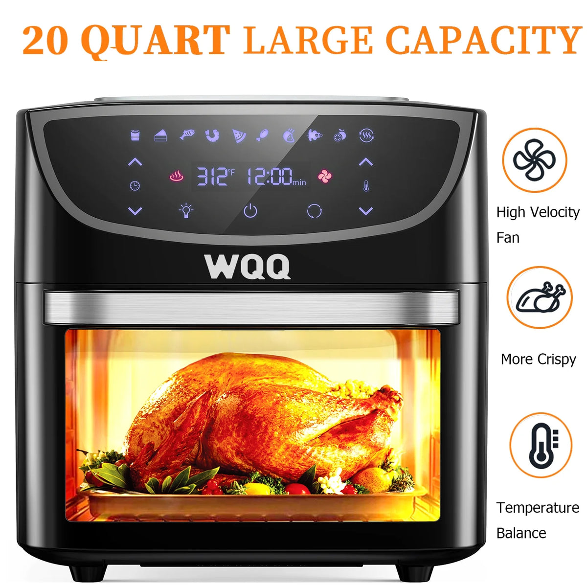 20 Quart 1800W Air Fryer Oven Combo P76864