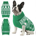 Christmas Dog Sweaters Turtleneck Double Knitting L7171