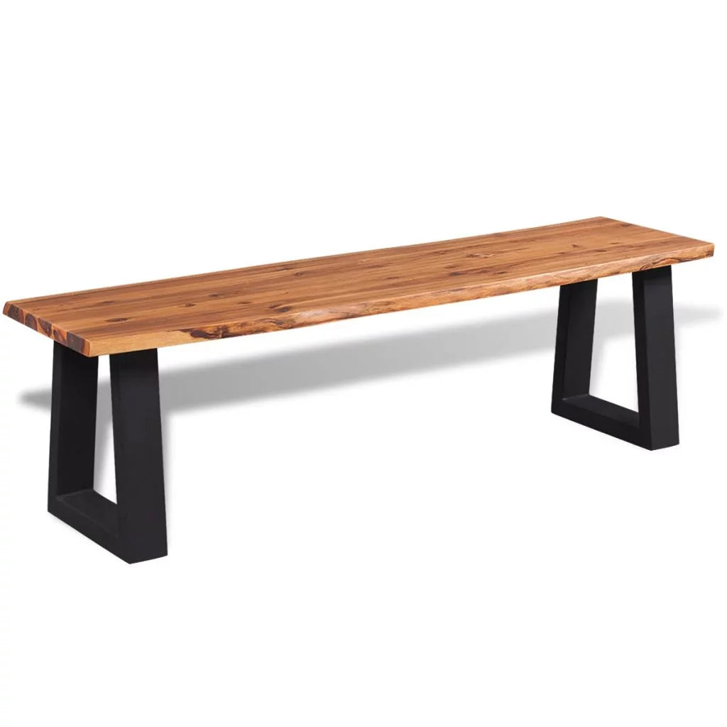 Solid Acacia Wood Bench Y566