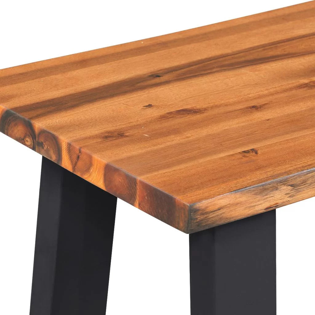 Solid Acacia Wood Bench Y566