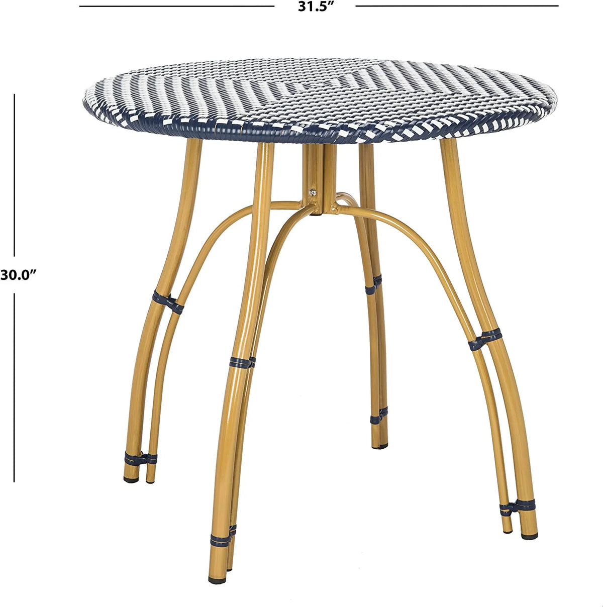 Outdoor Patio Rattan Table U482156