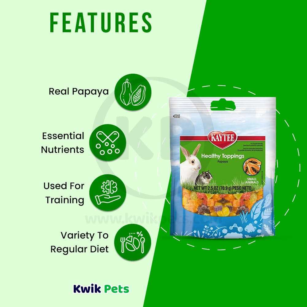 Papaya Small Animal Toppings P158