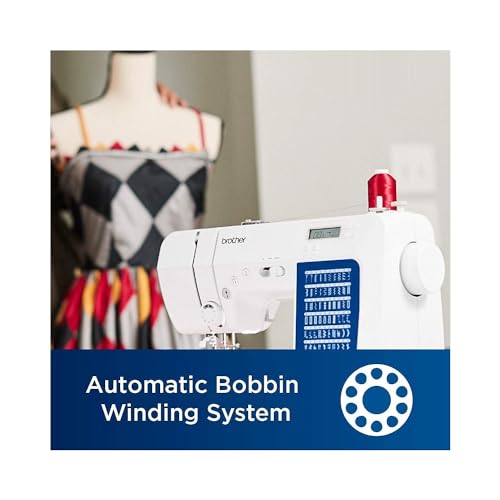 Computerized Sewing and Quilting Machine, 70 Built-in Stitches, White V21031