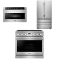 36 Gas Range, Refrigerator and Microwave X69926