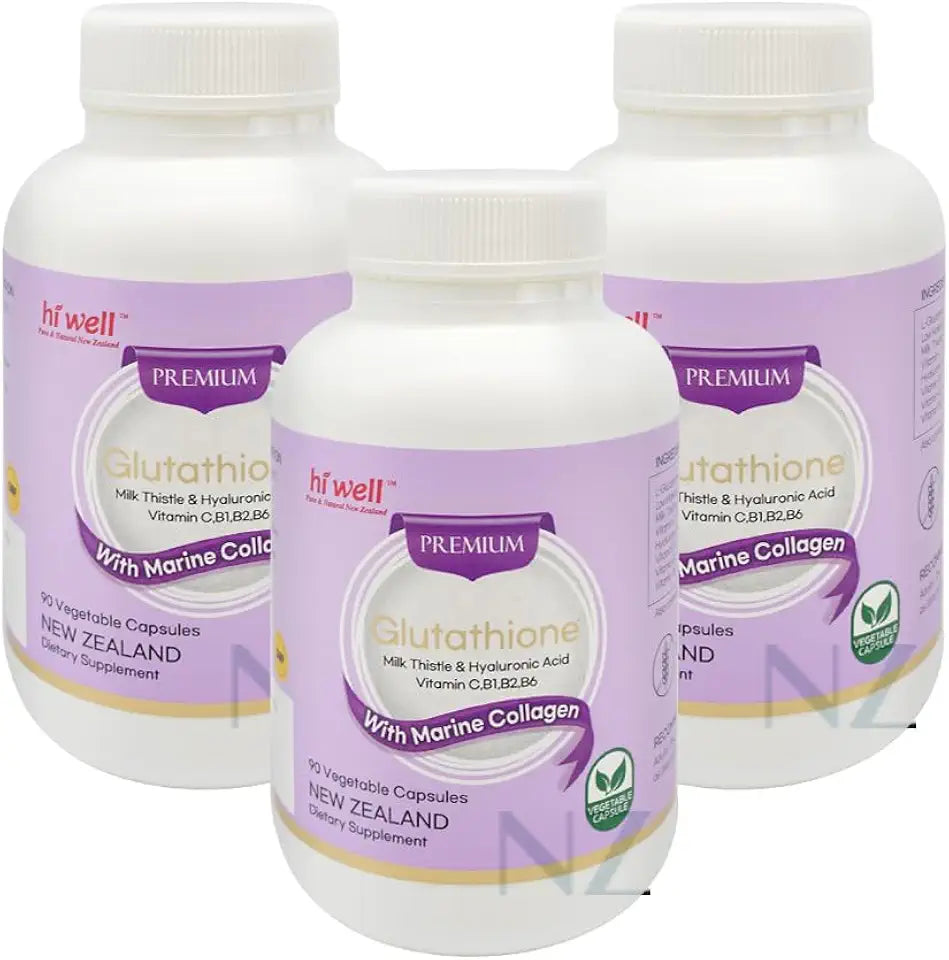 90 Vegetable Capsules Glutathione with Marine Collagen O4174