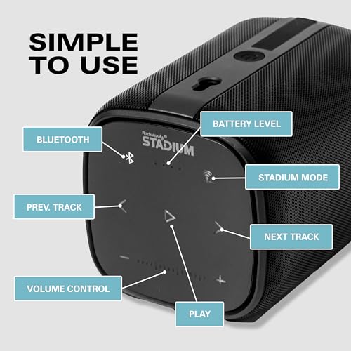Two Speakers Bundle with up to 150 ft Range and 30 Hours Battery Life L4514