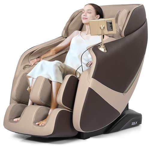 Beige Full Body Zero Gravity Shiatsu Massage Chair W321