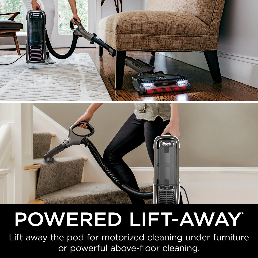 Powered Lift-Away Upright Vacuum with DuoClean Self-Cleaning O1986