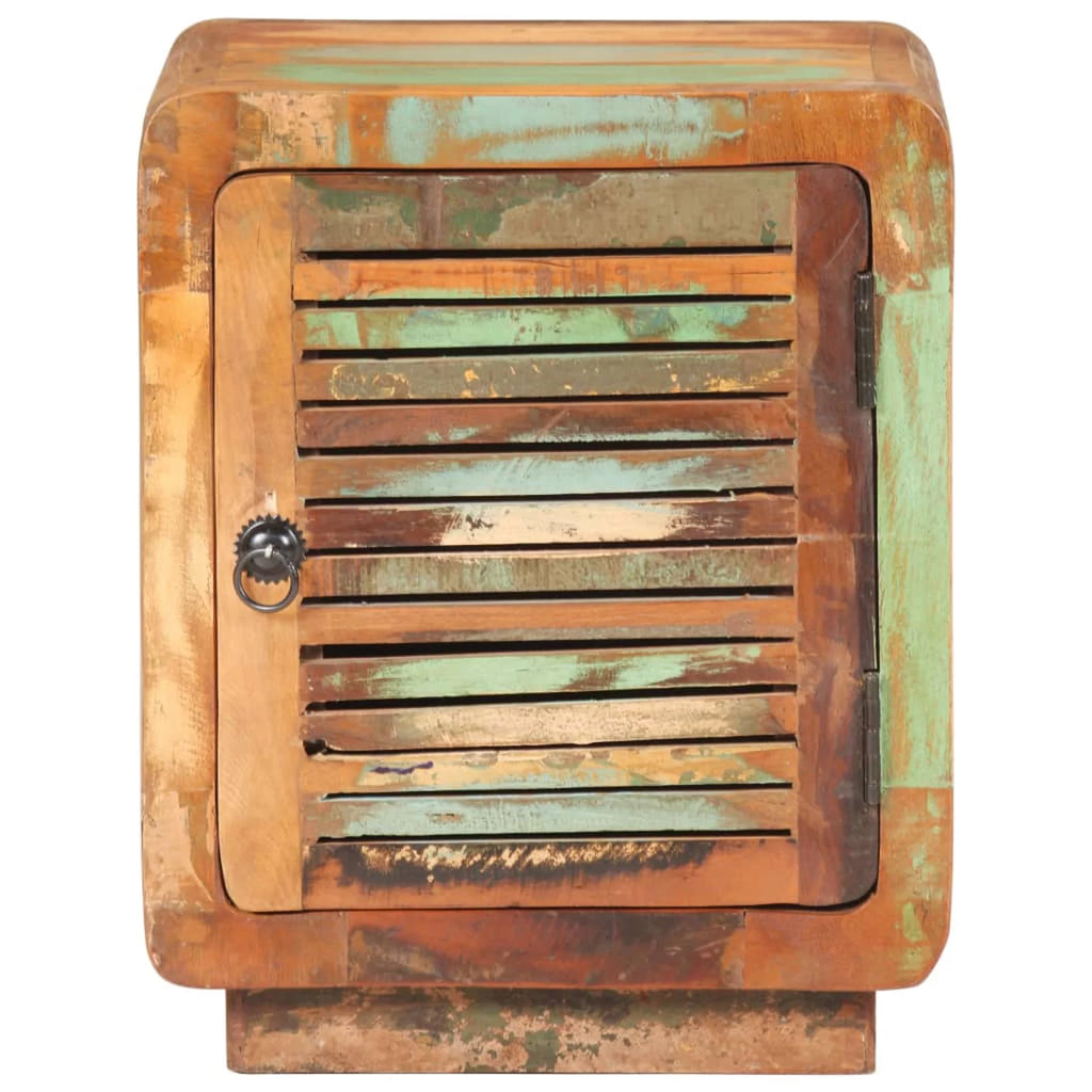 Bedside Cabinet Solid Reclaimed Wood C270326