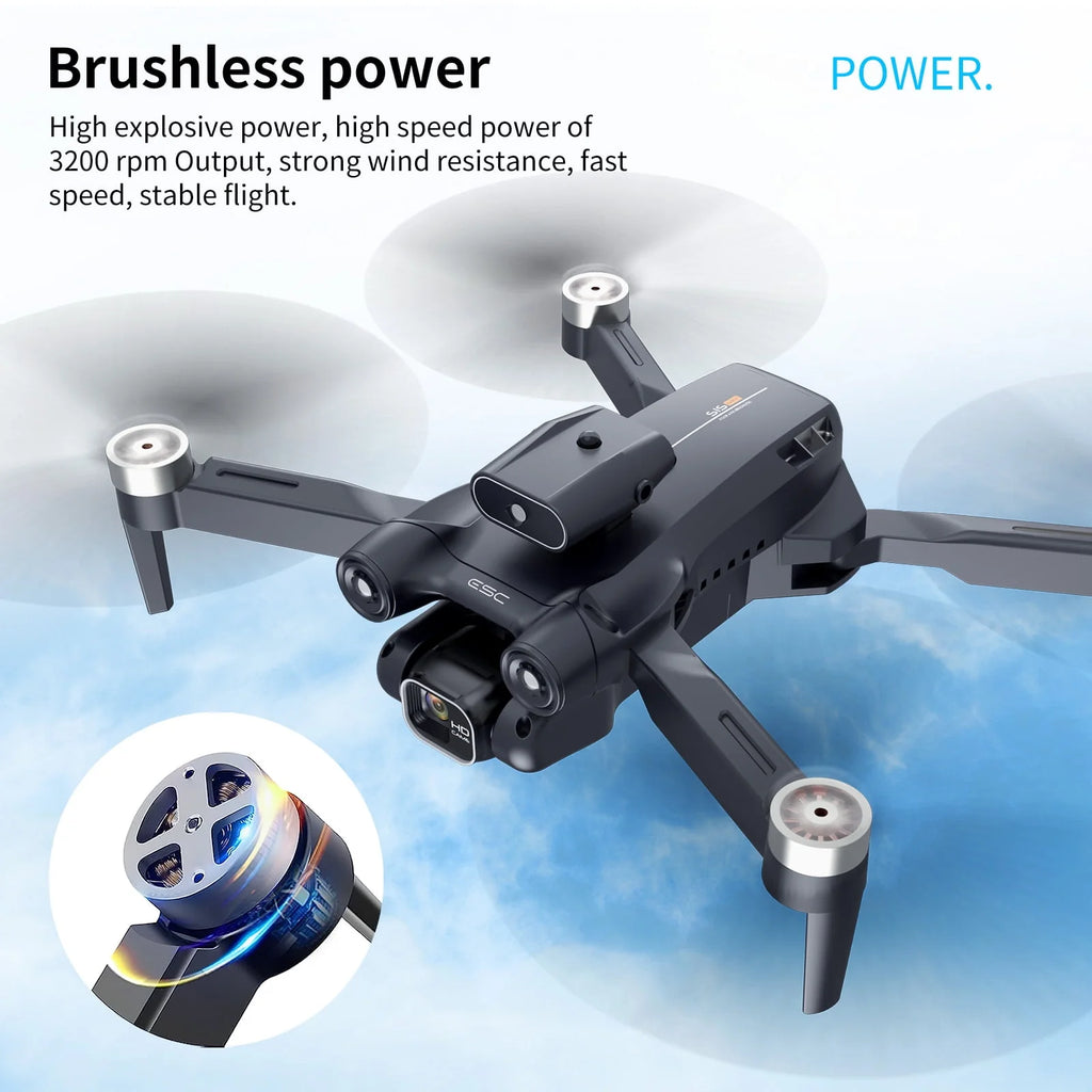 4K Camera Drone with Brushless Motor and Carrying Case G142
