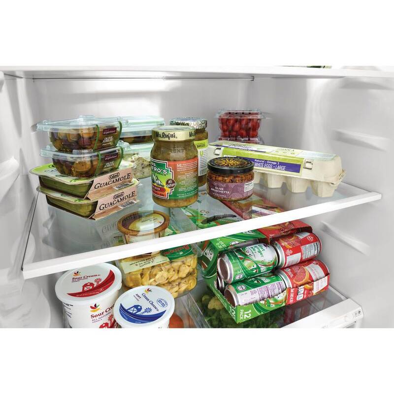 White 17.6 cu. ft. Top Freezer Refrigerator B1836