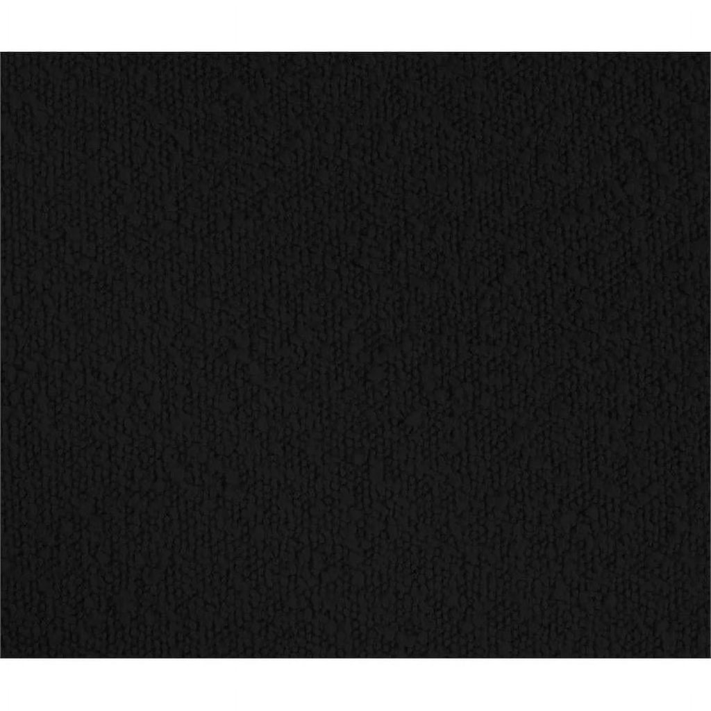 Black Boucle Fabric Accent Chair W4761