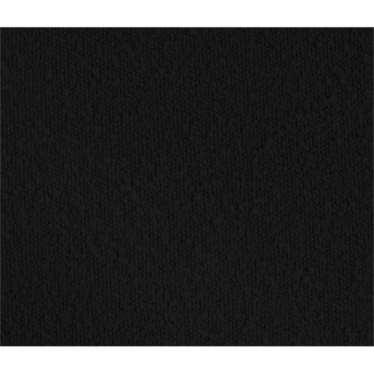 Black Boucle Fabric Accent Chair W4761