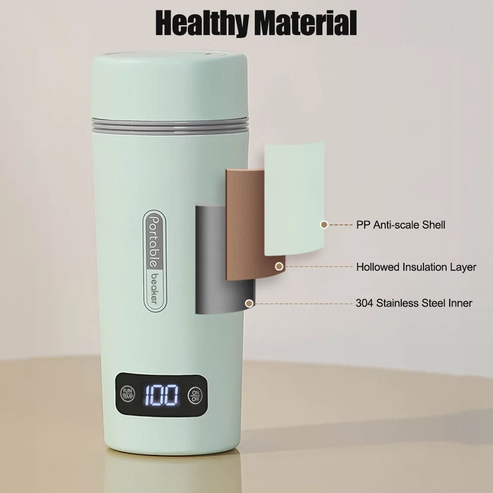 Portable Electric Kettle 350ml Stainless Steel Y350