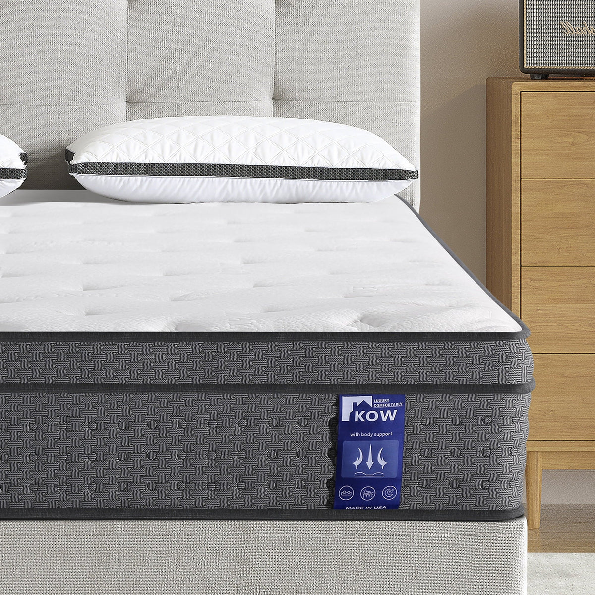 12 inch Full Size Gel Memory Foam Hybrid Mattress G128469