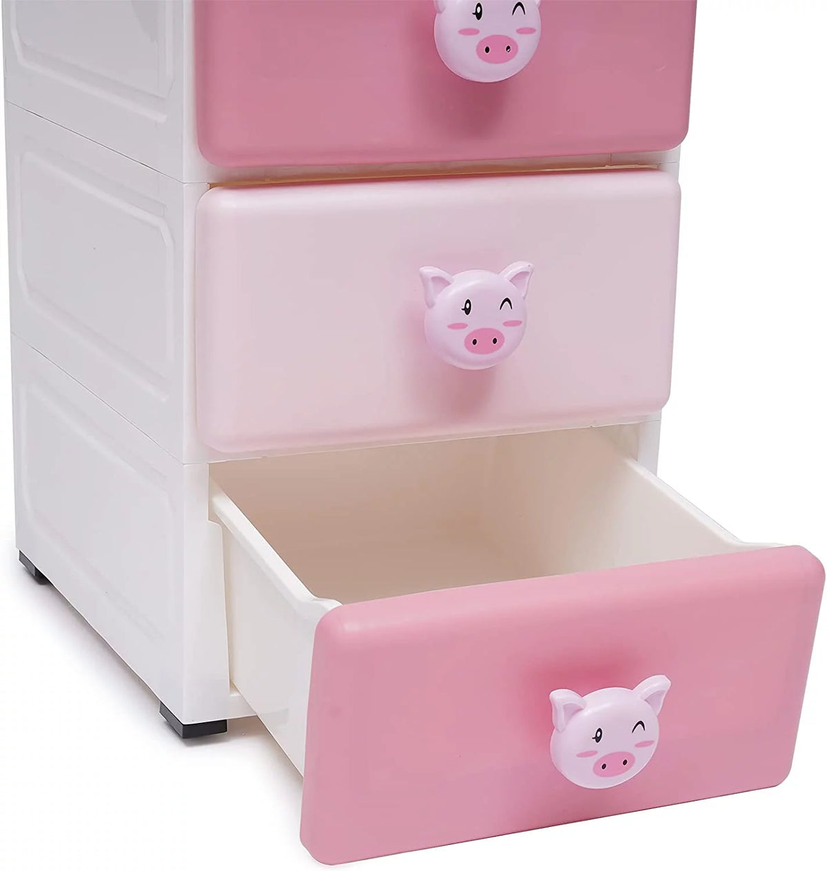 Pink 6 Drawer Plastic Dresser Y6768