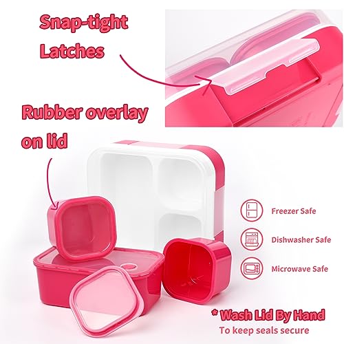 2 Pack 3-Compartment Bento Box H279