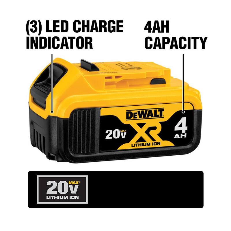 20V MAX XR Lithium-Ion 4.0Ah Battery Pack 9-Pack N654