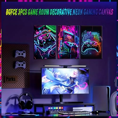 Gaming Canvas Posters Set of 3 16x24in U391
