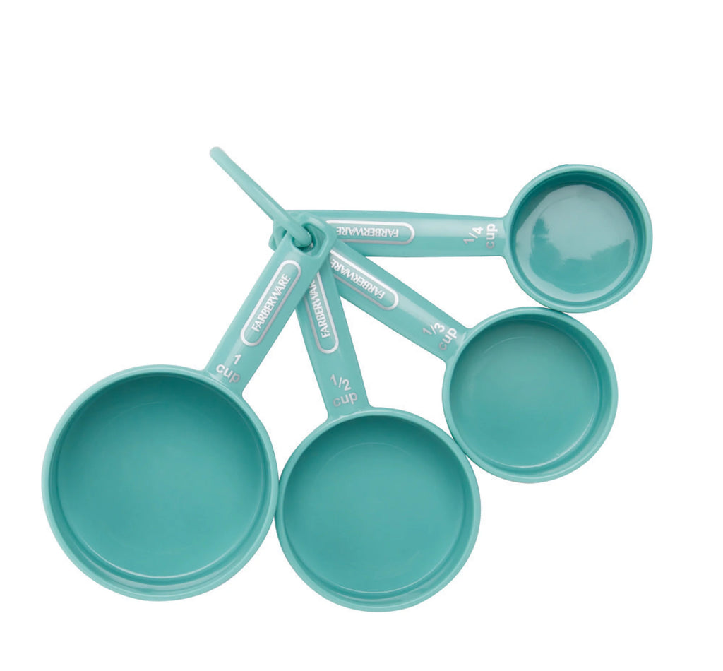 20-piece Plastic Mixing Bowl and Prep Set in Aqua V547882