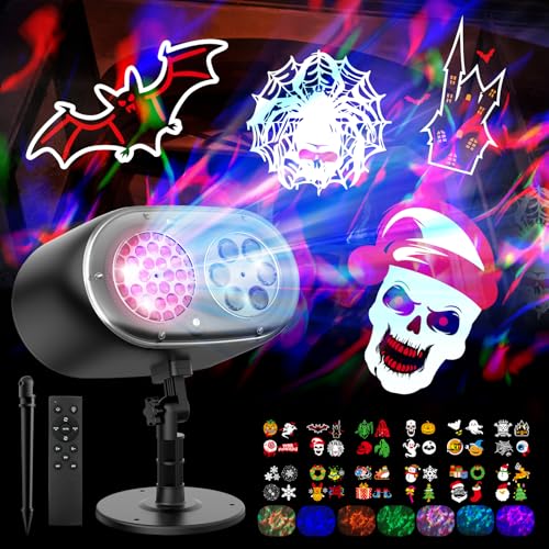 12-in-1 Outdoor Waterproof Holiday Projector Lights L1289