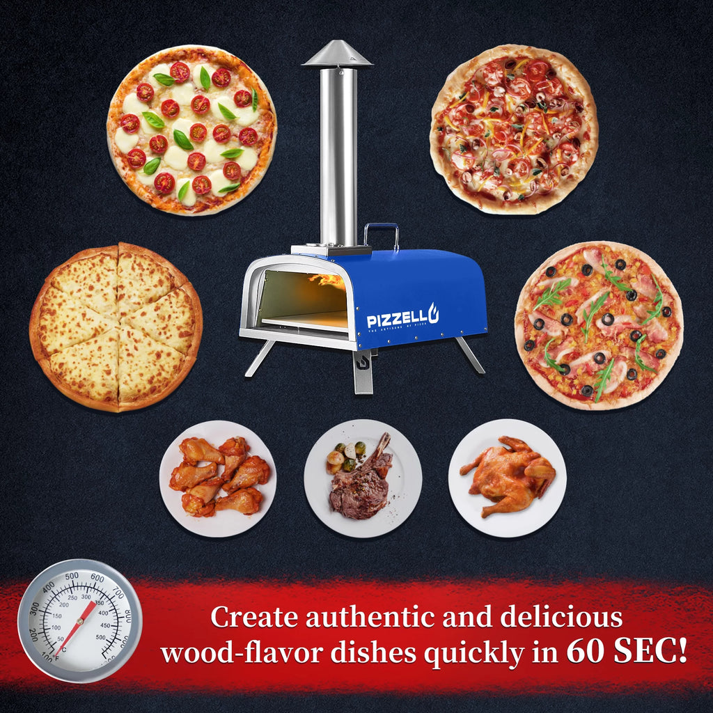 12 Outdoor Wood Fired Pizza Oven with Pizza Stone L414