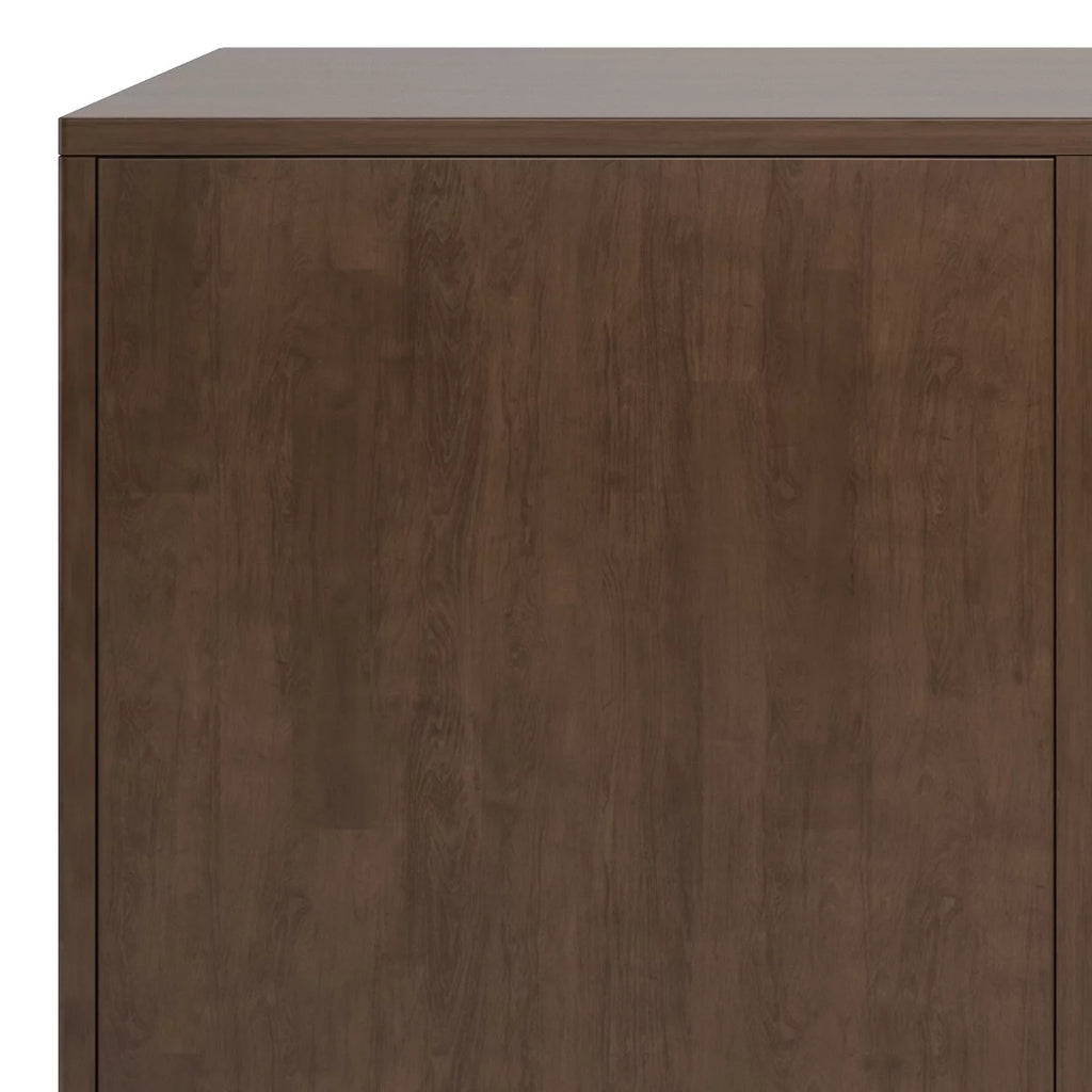 Walnut Brown 60 inch Solid Hardwood Sideboard Buffet Y2560