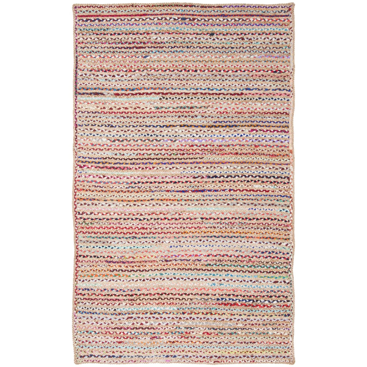 Handwoven Natural Multi Rug S378923