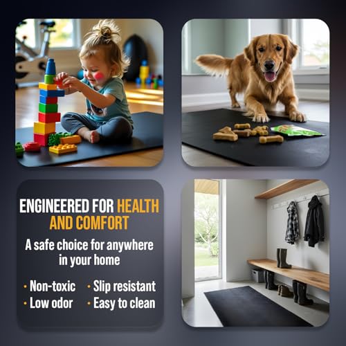 Recycled Rubber Exercise Mat D178