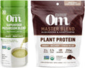 Matcha Latte Blend Mushroom Powder and Plant-Based Protein Powder Bundle J375