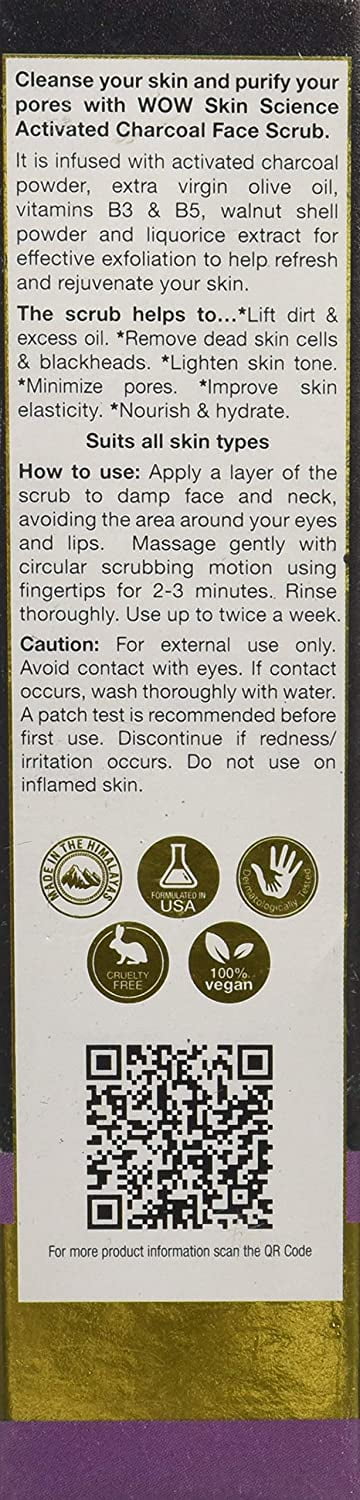 Charcoal Face Scrub 100ml W952906