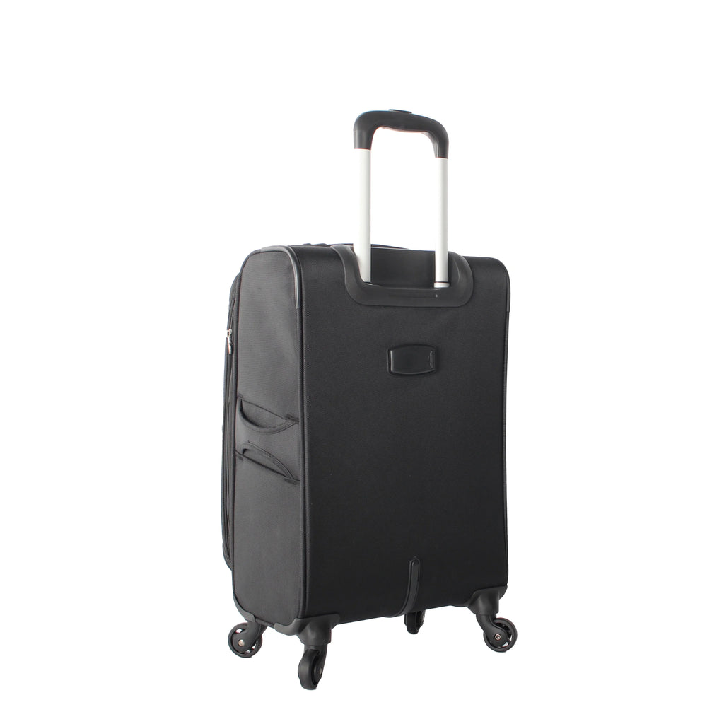 Soft Side 20” Expandable Carry-on Luggage, Black G15607