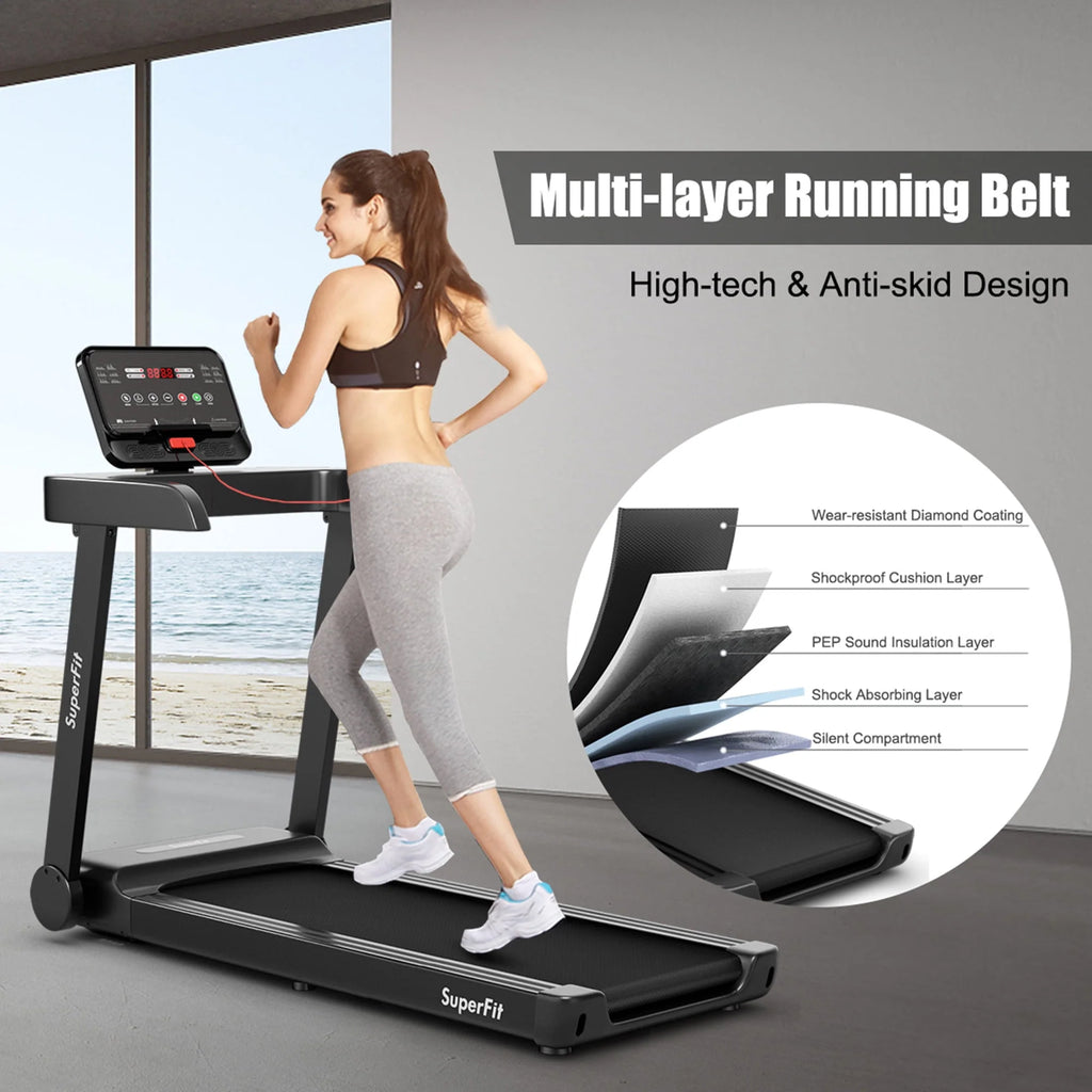 Electric Motorized Treadmill with LED Display D6642