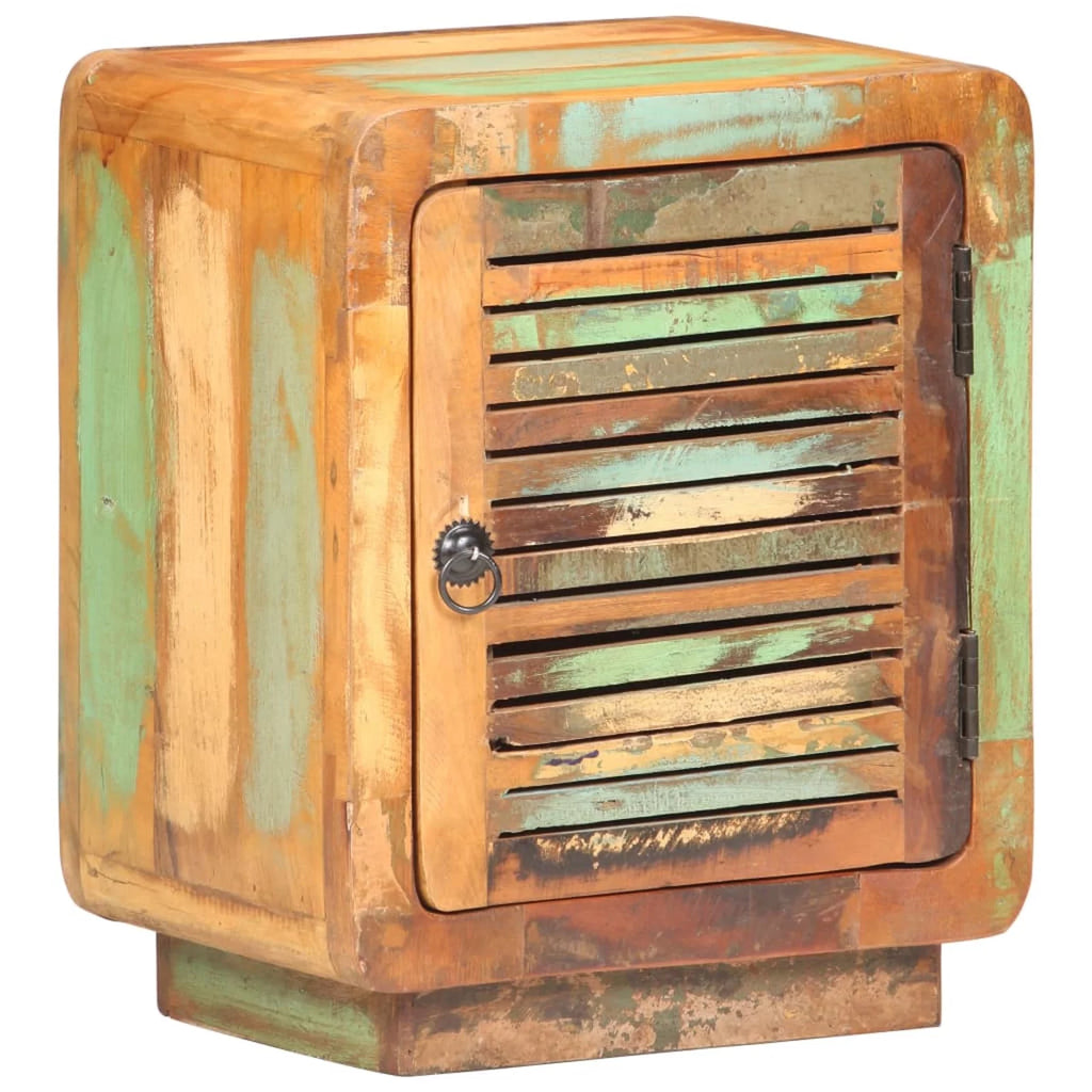 Bedside Cabinet Solid Reclaimed Wood C270326