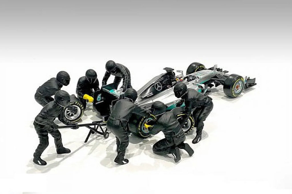 1/18 Scale Black Figurine Diorama Accessory T108