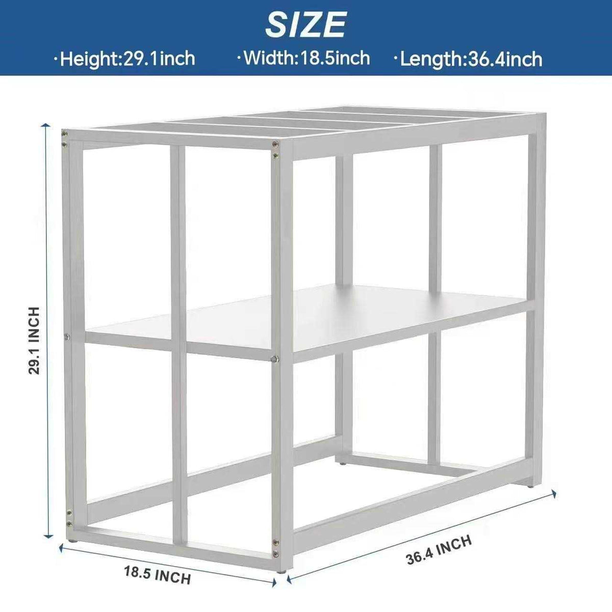40 Gallon Fish Tank Stand with Storage Shelf A327579