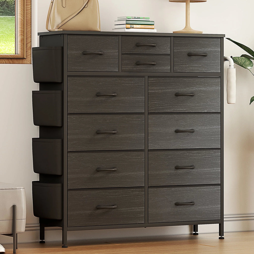 12 Drawer Fabric Dresser C36092