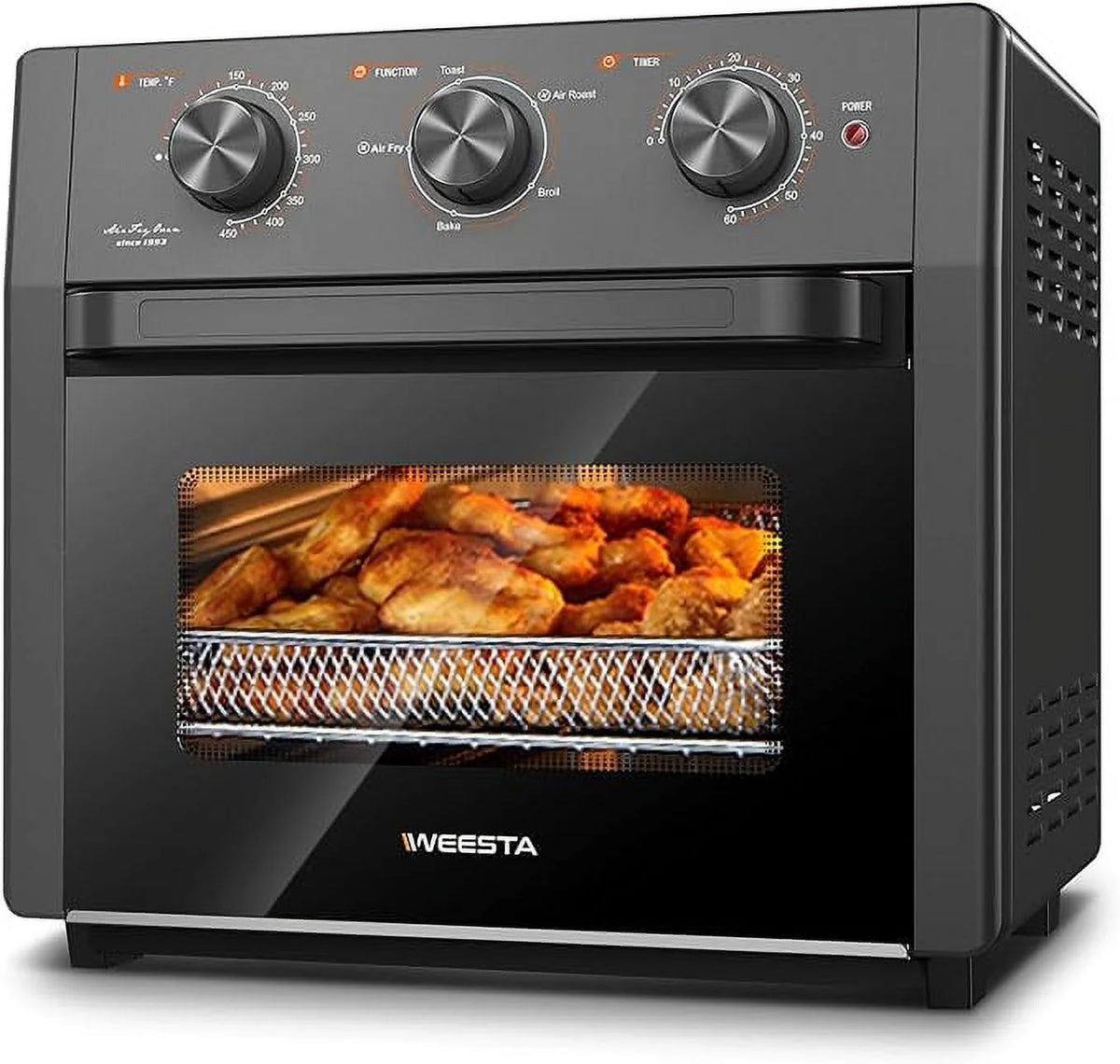 Air Fryer Toaster Oven 5 in 1 19 Quart Gray F55438