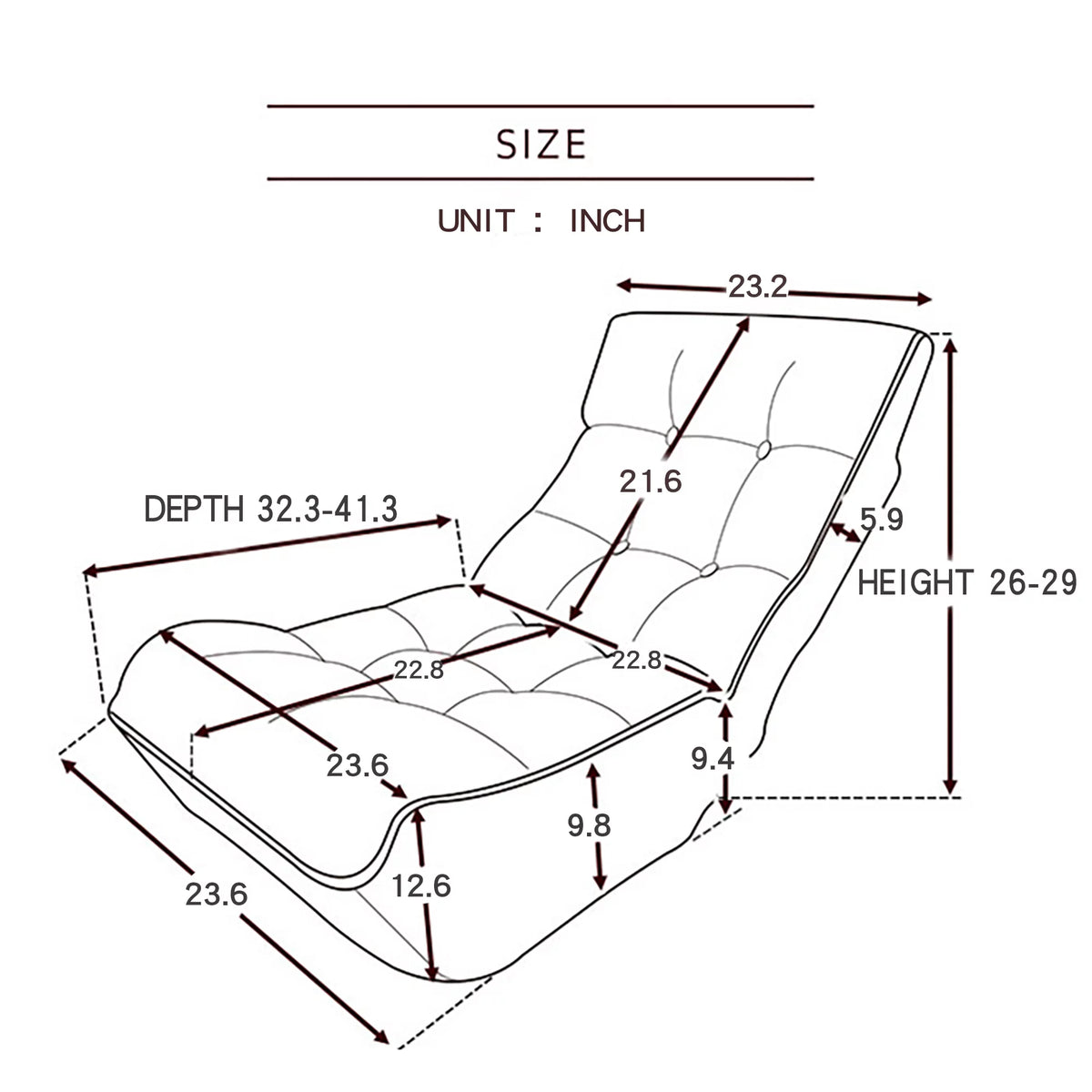 Single Reclining Sofa Chair R9110