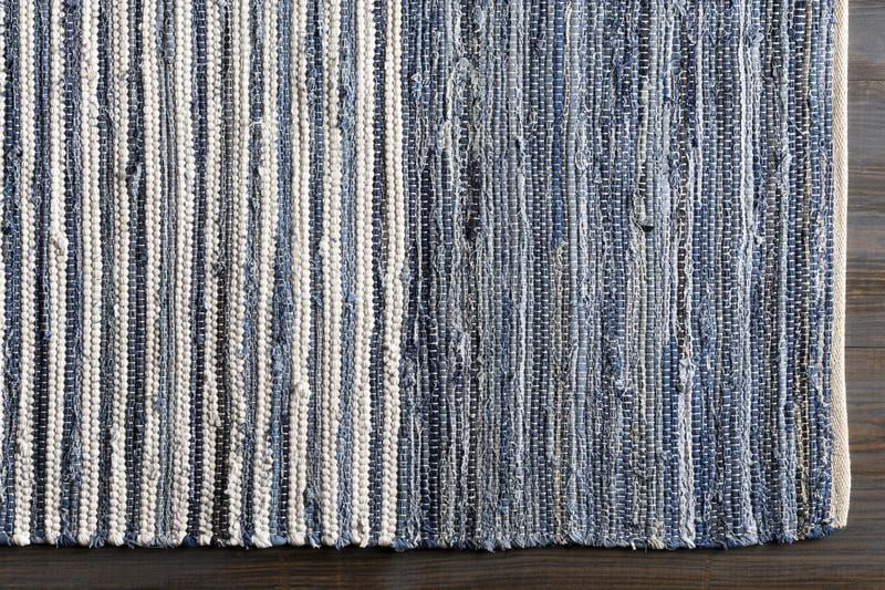 Bright Blue 10x14 Area Rug E988872