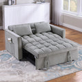 3 in 1 Tufted Convertible Velvet Sleeper Sofa Bed X421