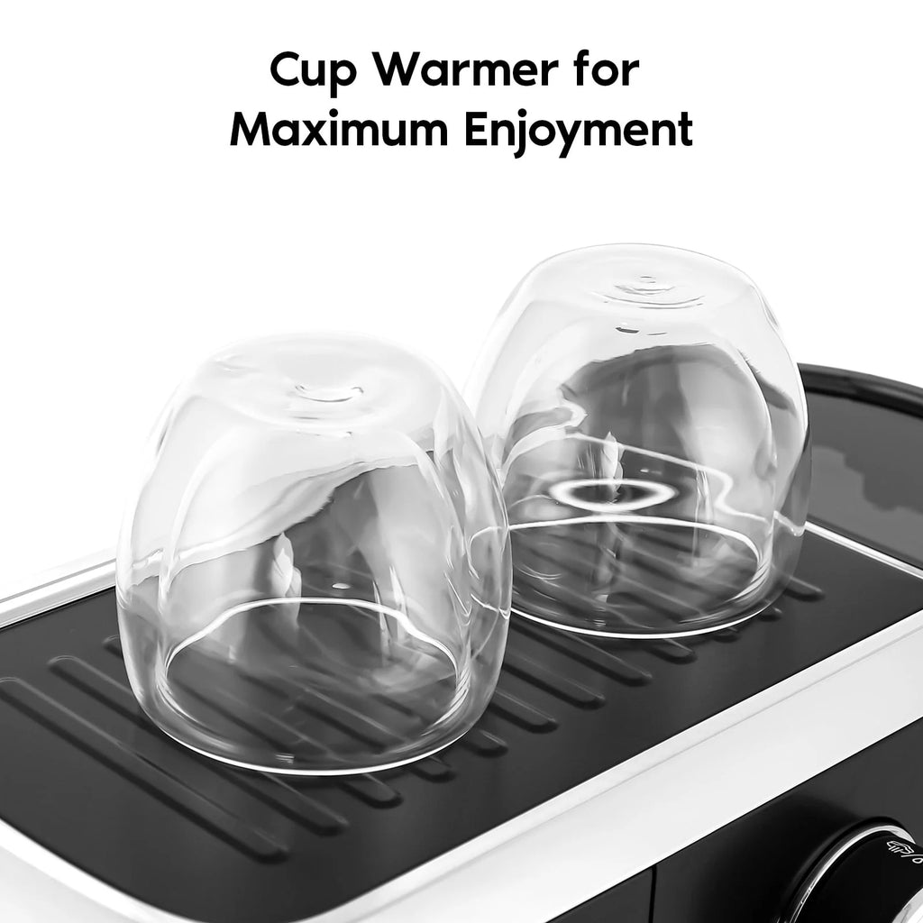 20 Bar Espresso Machine with Steam Wand, 49 oz Water Tank W848578