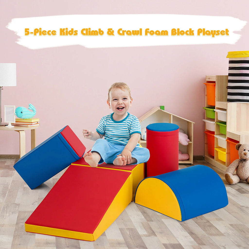5 Piece Climb and Crawl Foam Play Set W985