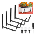 Adjustable Window Planter Box Brackets 4 PCS D6832